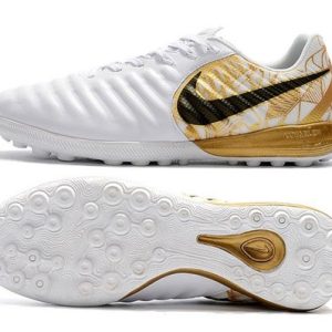 Nike Tiempo 7 TF trắng vàng đồng