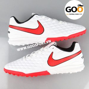 Nike Tiempo 8 TF trắng đỏ