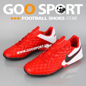 Nike Tiempo 8 TF đỏ gót trắng