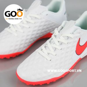 Nike Tiempo 8 TF trắng đỏ Replica