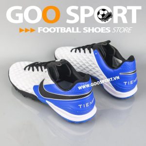 Nike Tiempo 8 TF trắng xanh dương