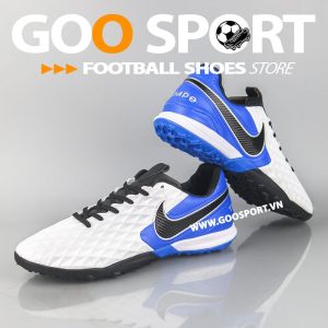 Nike Tiempo 8 TF trắng xanh dương