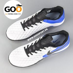 Nike Tiempo 8 TF trắng xanh dương