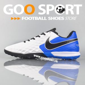 Nike Tiempo 8 TF trắng xanh dương