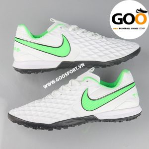 Nike Tiempo 8 TF trắng xanh lá