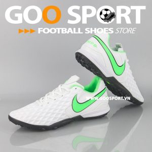 Nike Tiempo 8 TF trắng xanh lá