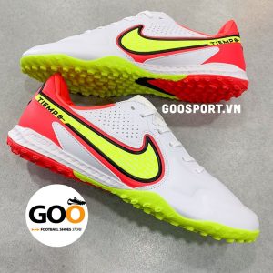 Nike Tiempo 9 TF trắng đỏ