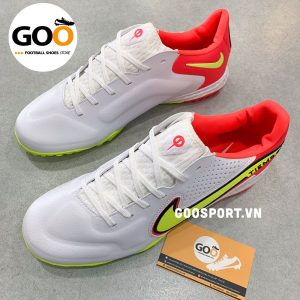 Nike Tiempo 9 TF trắng đỏ