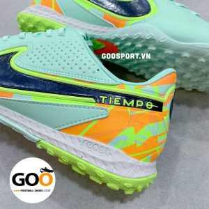 Nike Tiempo 9 TF xanh ngọc cam