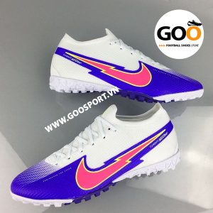 Nike Mercurial Vapor 13 TF tia chớp xanh đỏ